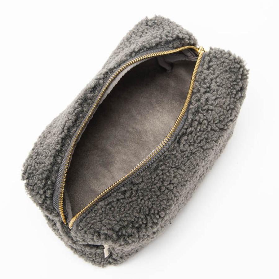 Kulturtasche Pouch *Teddy*, Dunkelgrau