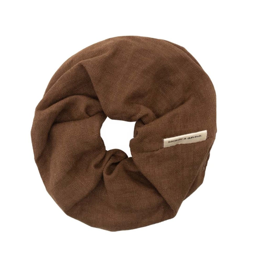 Scrunchie Leinen, Oak
