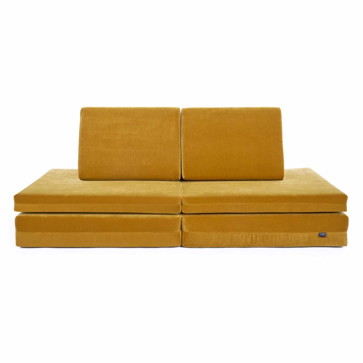 Das modulare Familiensofa *Coogeecouch*, Amber Gold
