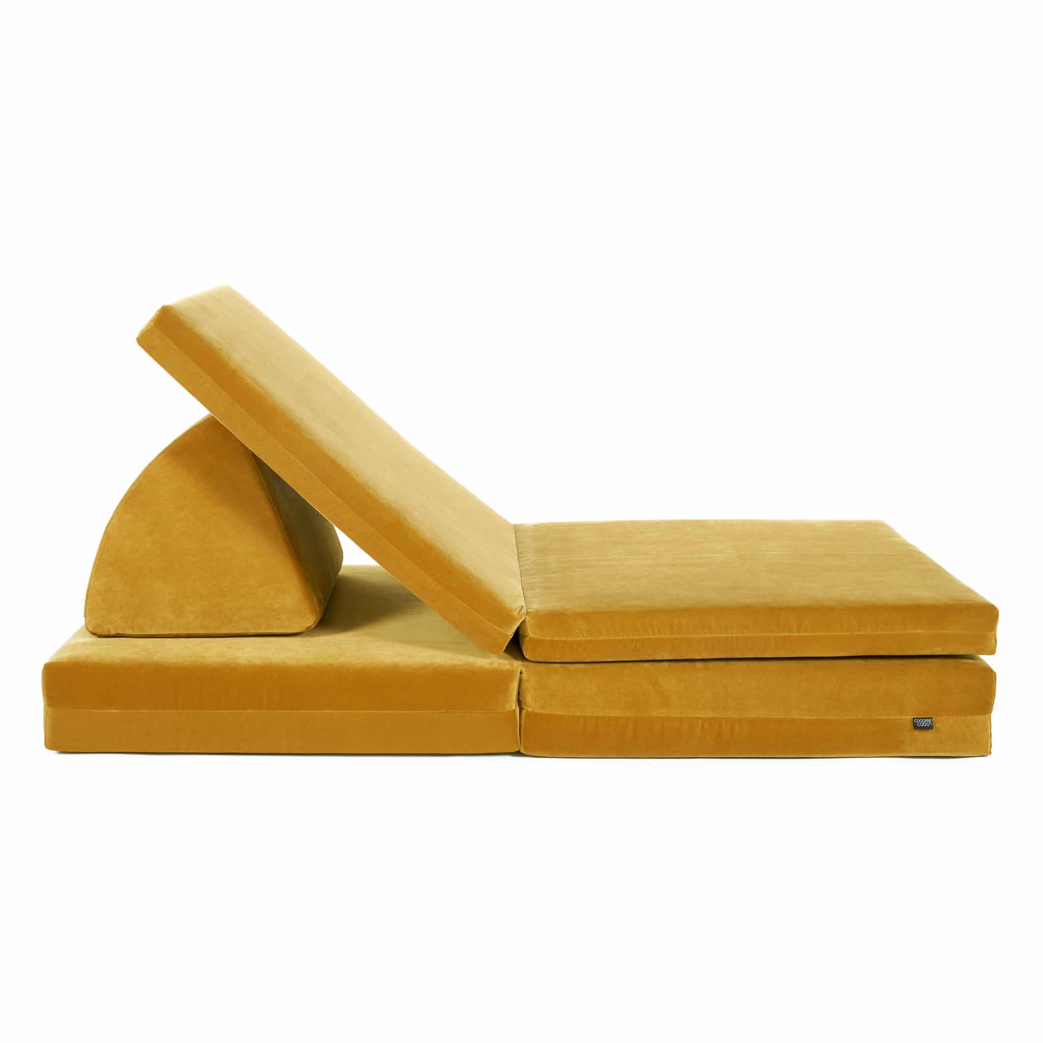 Das modulare Familiensofa *Coogeecouch*, Amber Gold