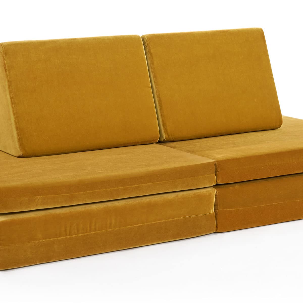 Das modulare Familiensofa *Coogeecouch*, Amber Gold