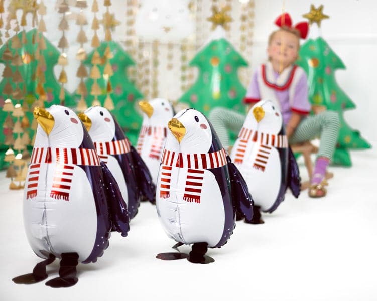 Stehender Pinguin, Ballongrüße