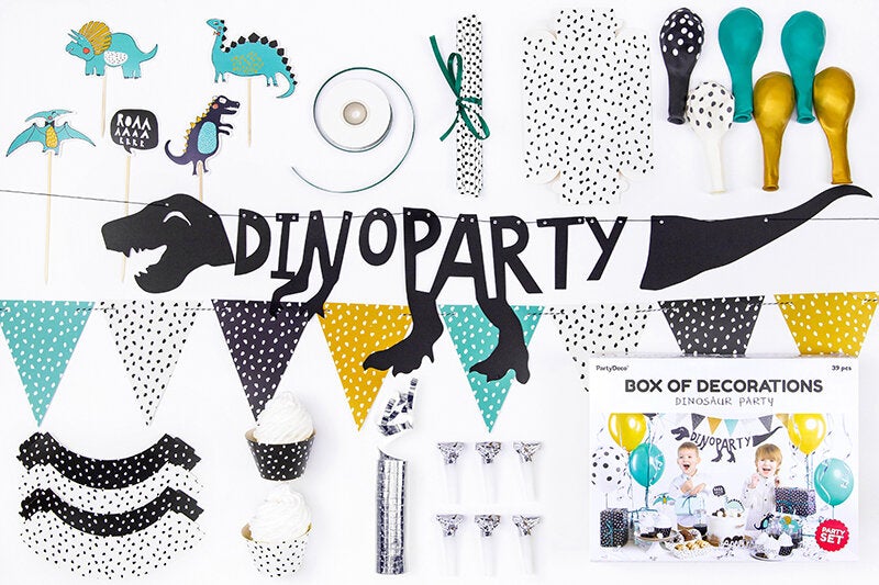 Dinosaurier Partydeko Box