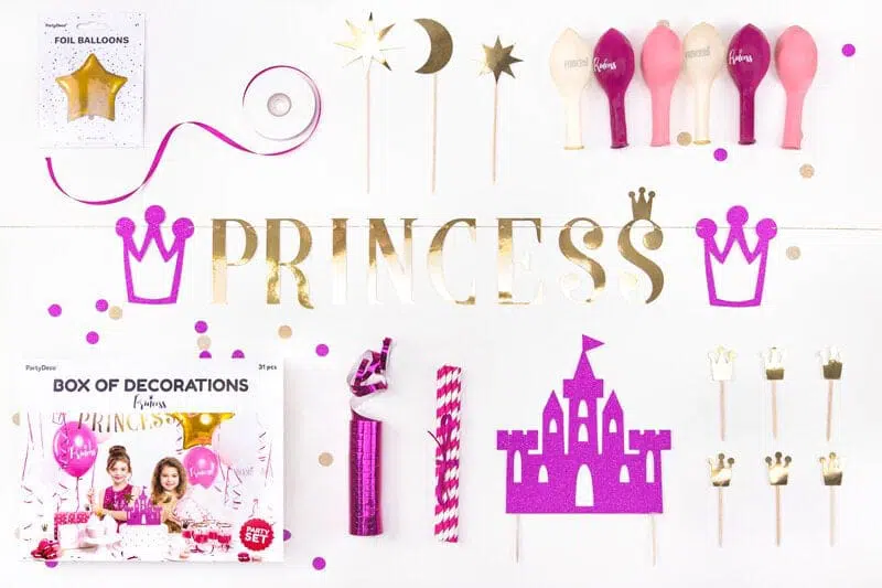 20 Stück Little Princess Crown Geschenkanhänger – Rosa & Gold, Für Babyparty & Geburtstag (6,3 Cm)