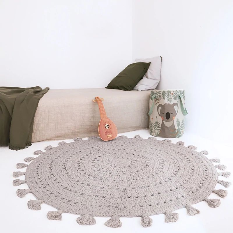 Teppich "Nila" Pearl Grey Ø120cm
