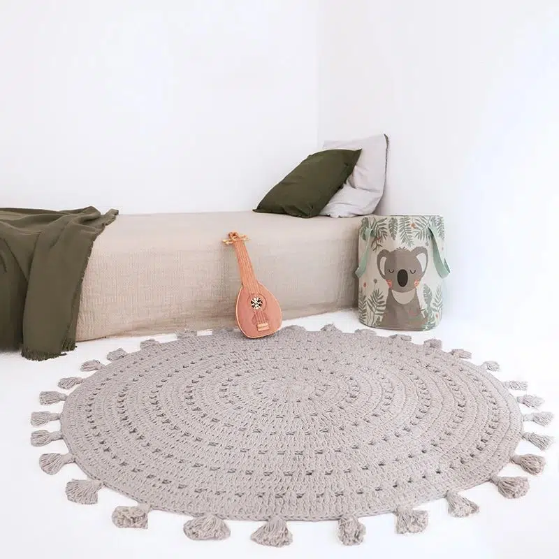 Teppich "Nila" Pearl Grey Ø120cm