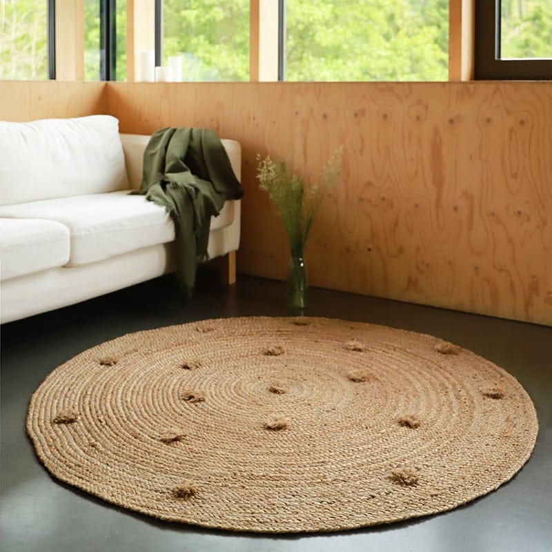 Jute Teppich "Siska" Naturel Ø140cm