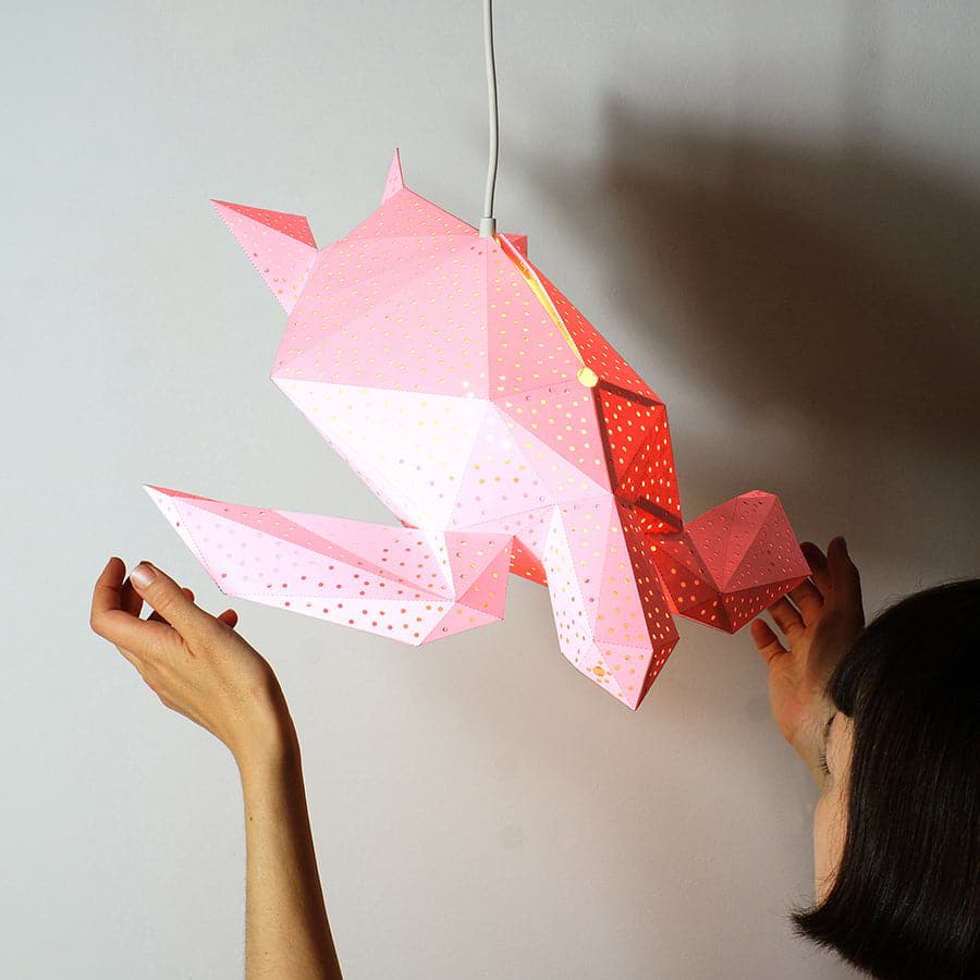 Sea Turtle Lampe DIY-Kit, Grau