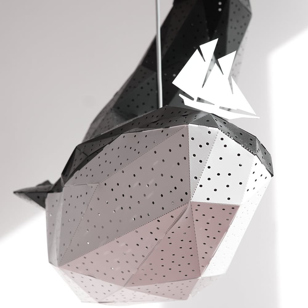 Black Whale Lampe