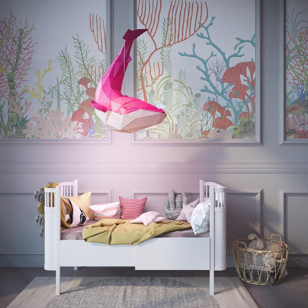 Pink Whale Lampe