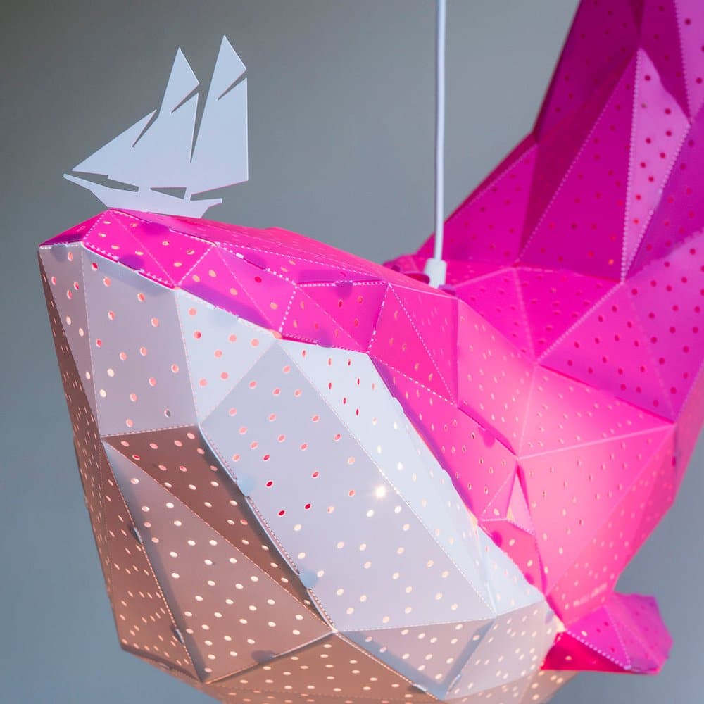Pink Whale Lampe