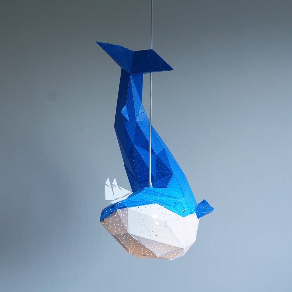 Blue Whale Lampe