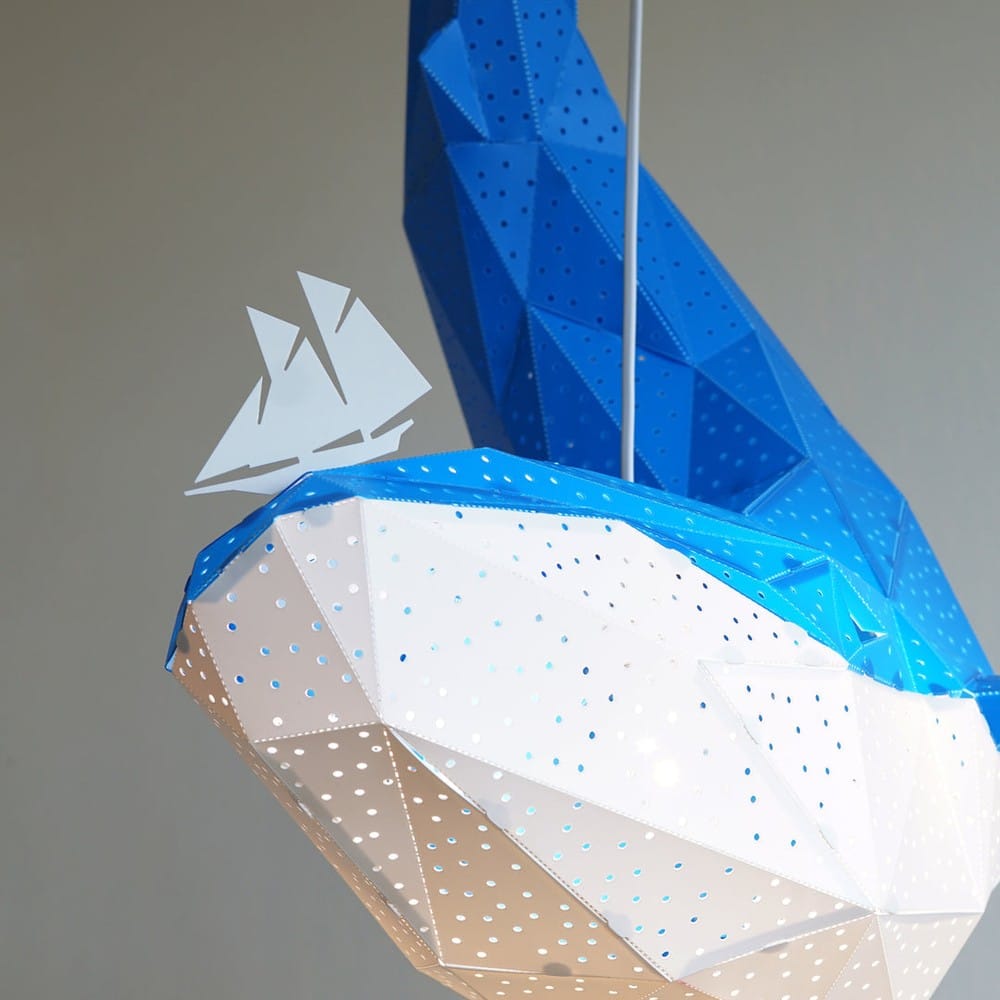 Blue Whale Lampe