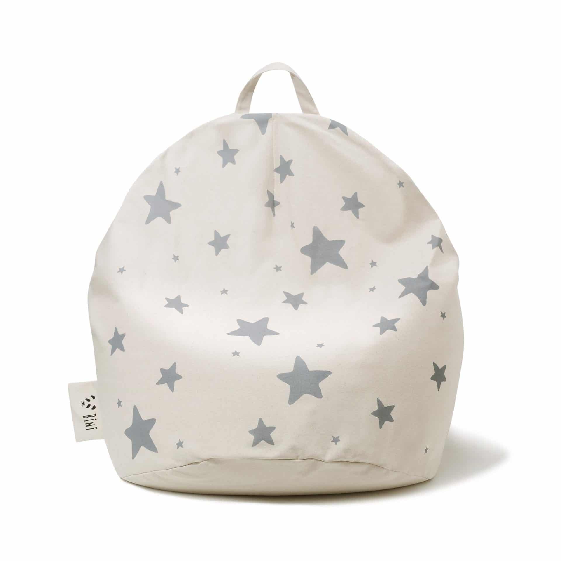 Sitzsack "Panda with Stars Grey"