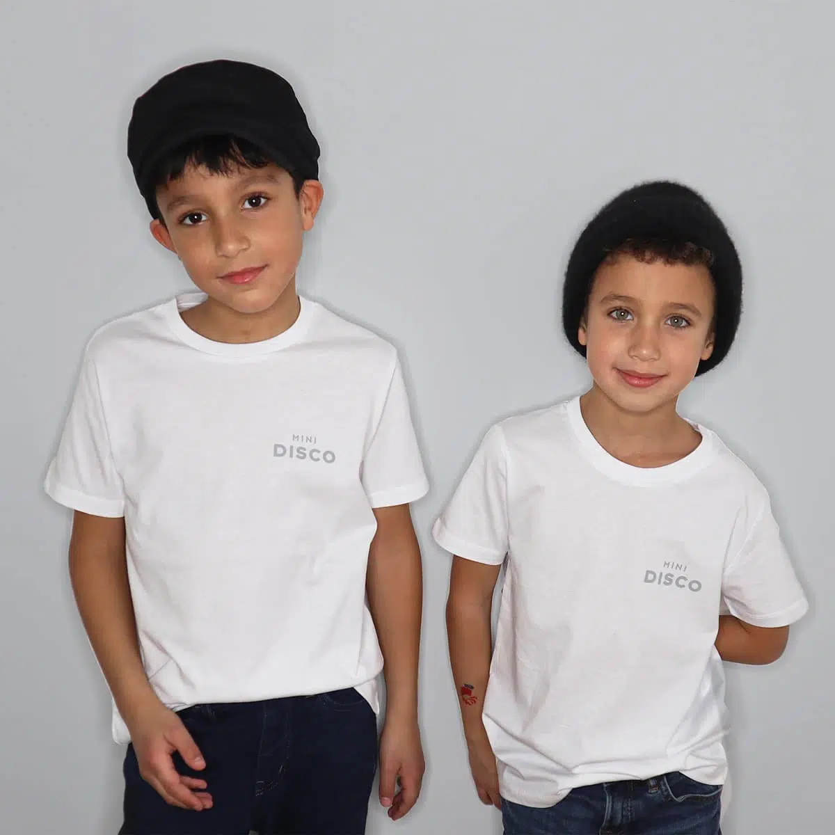 T-Shirt "Mini Disco" weiß