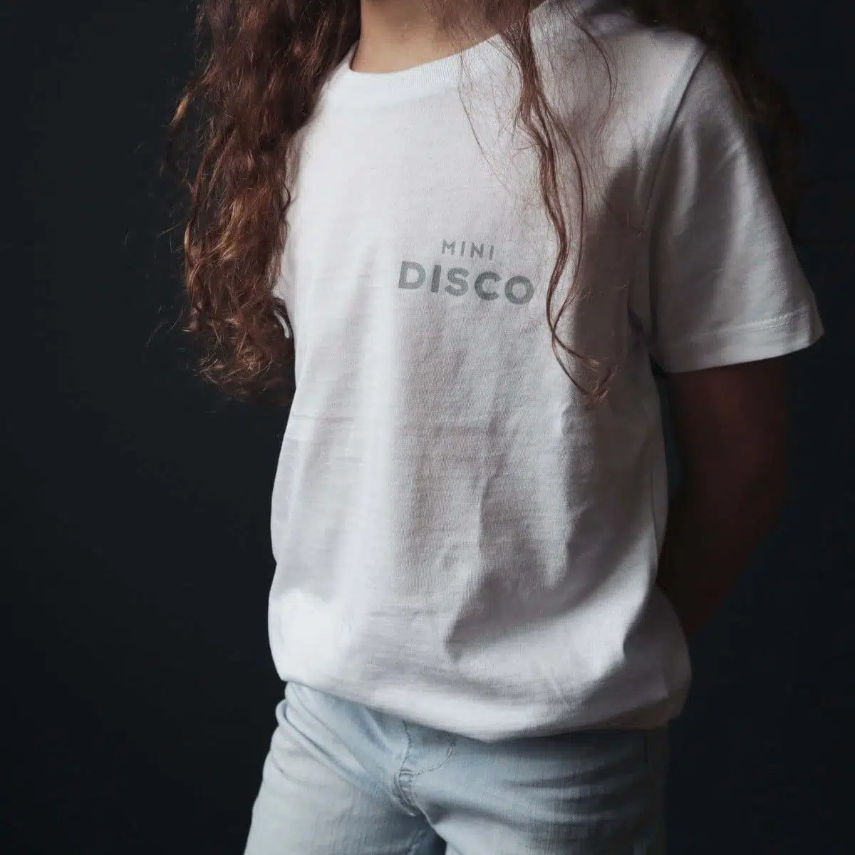 T-Shirt "Mini Disco" weiß