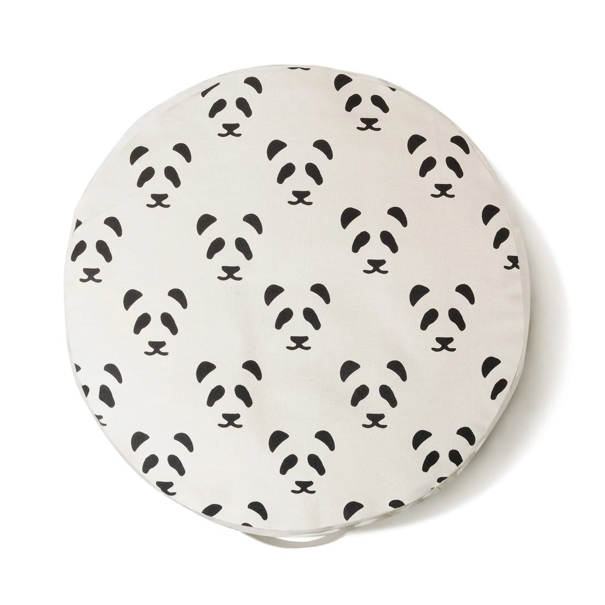 Sitzkissen "Pouf Black Pandas"