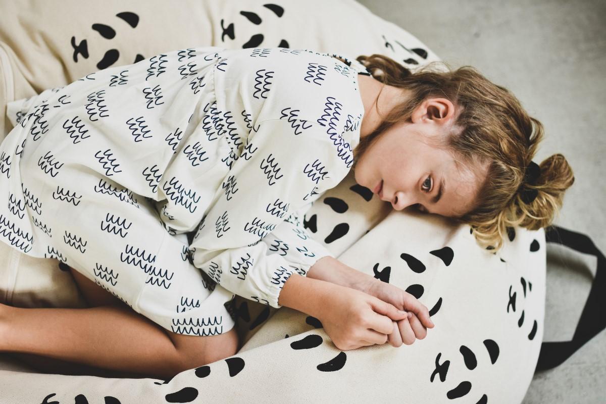 Sitzsack "Panda with Pandas" Schwarzer Griff