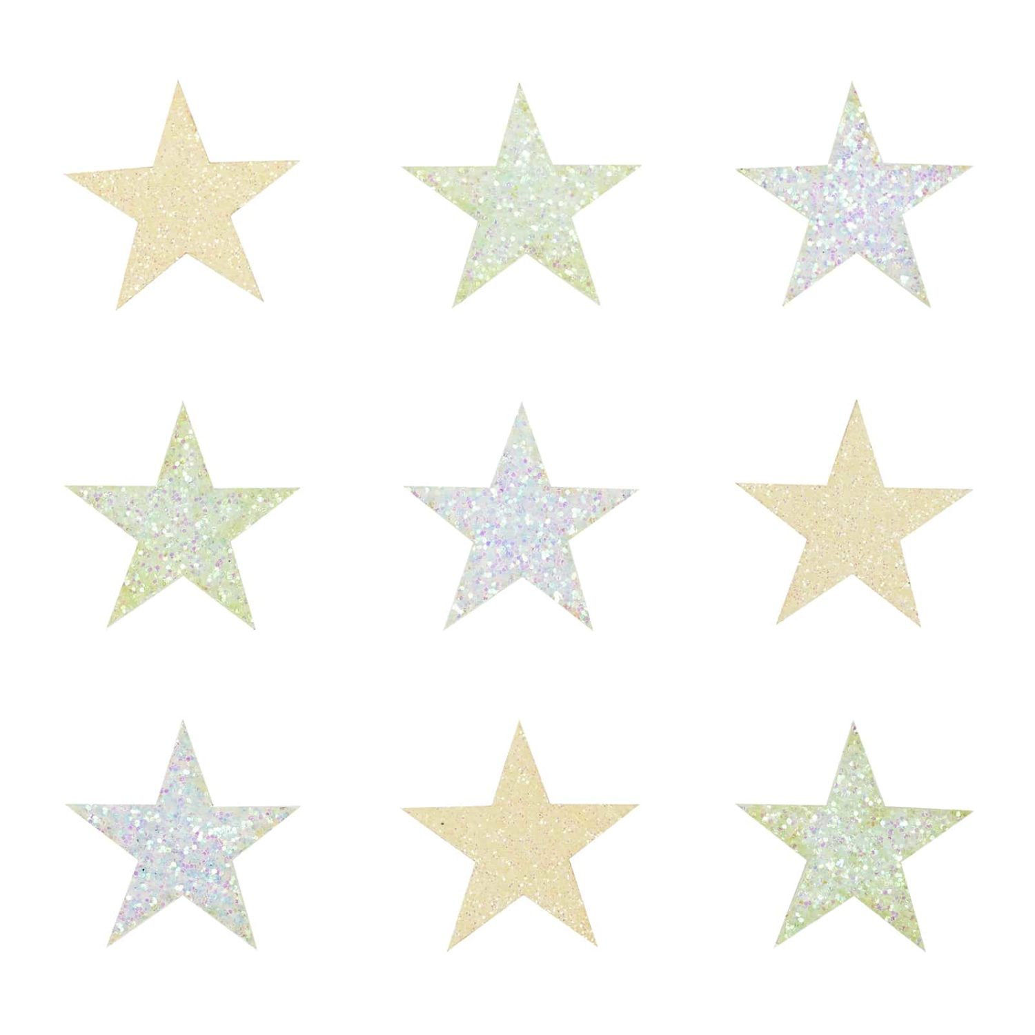 Dekosticker, Glitzersterne Nordic Stars