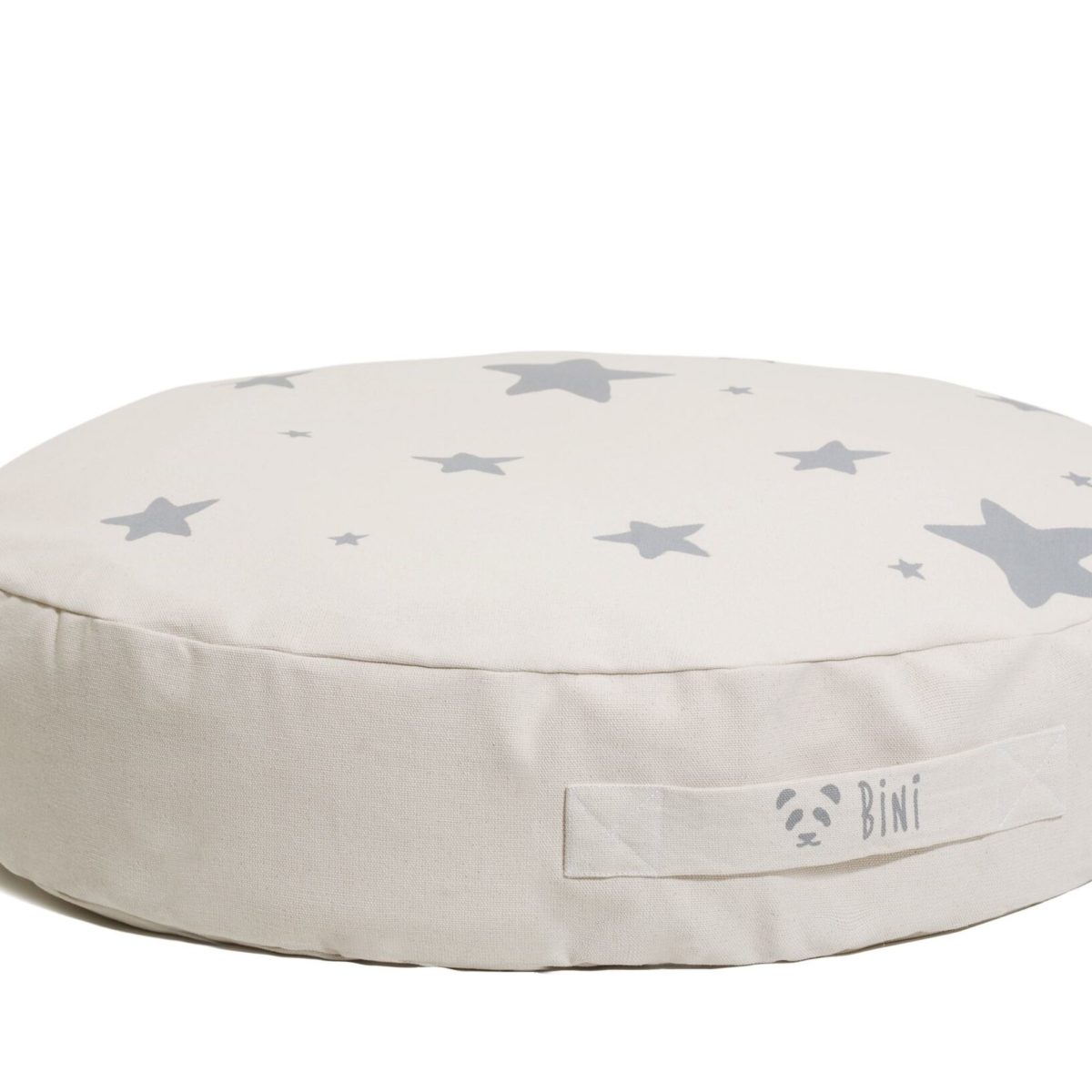 Sitzkissen "Pouf Grey Stars"