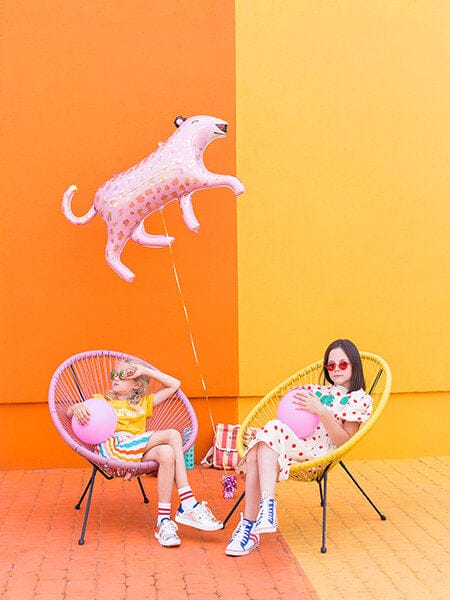 Folienballon, Pink Leopard