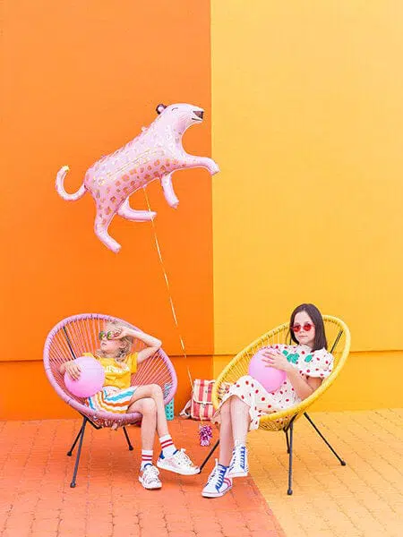 Folienballon, Pink Leopard