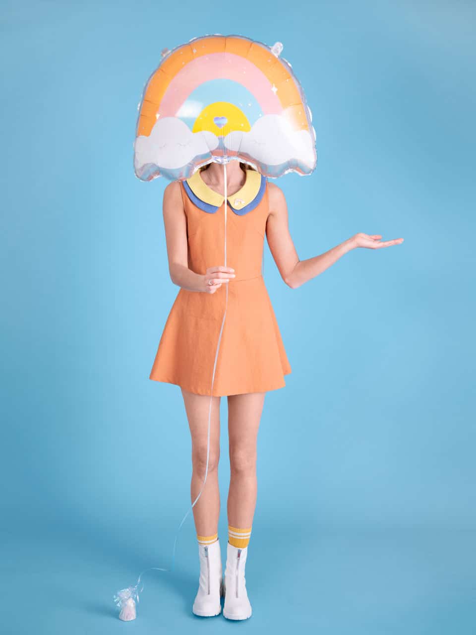 Folienballon, Happy Regenbogen