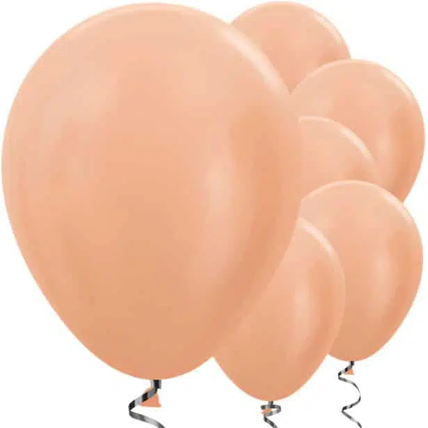 LetsPartyBox_Luftballon_Latex_Pfirsich