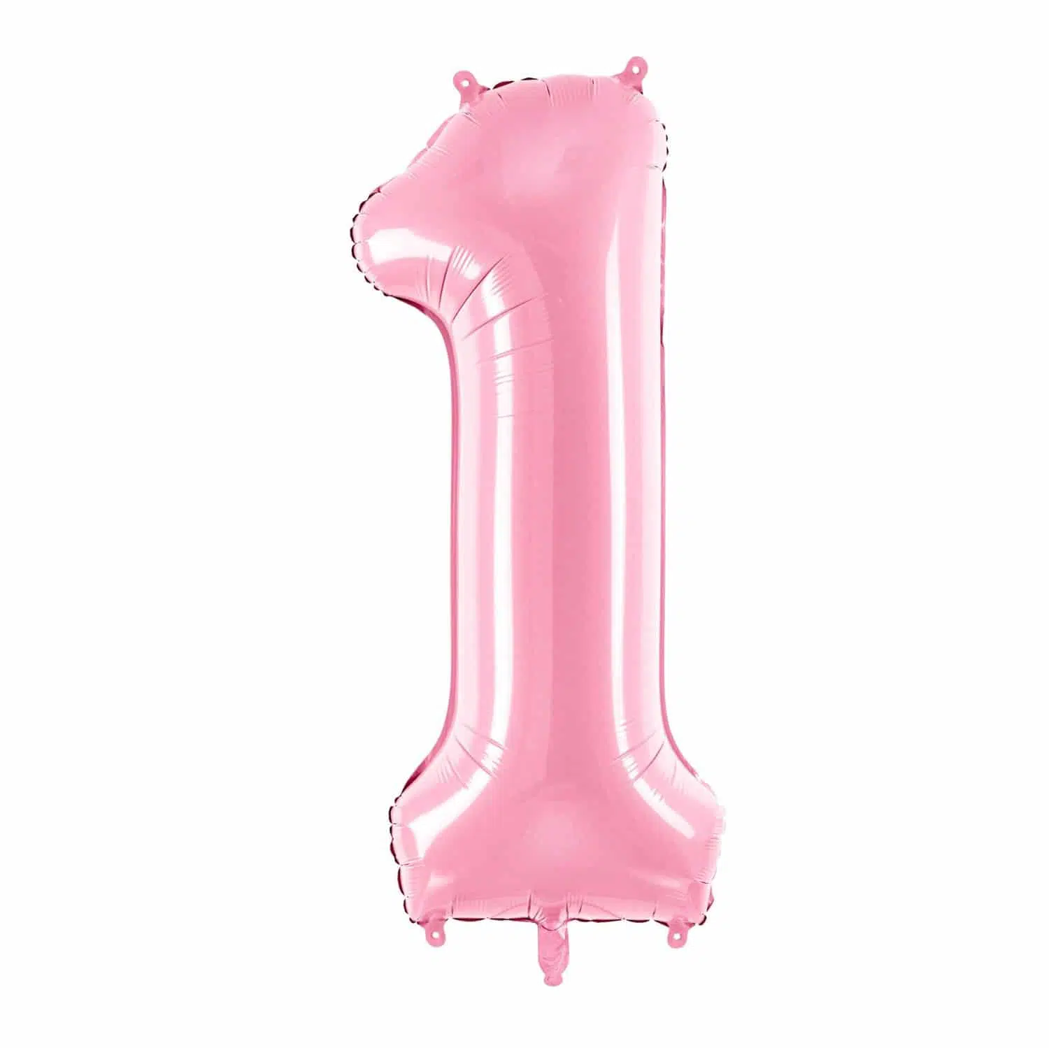 XL Folienballon Zahl "1" Rosa