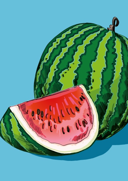 Postkarte Melone "PEPO" von illi