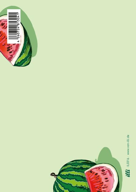 Postkarte Melone "PEPO" von illi