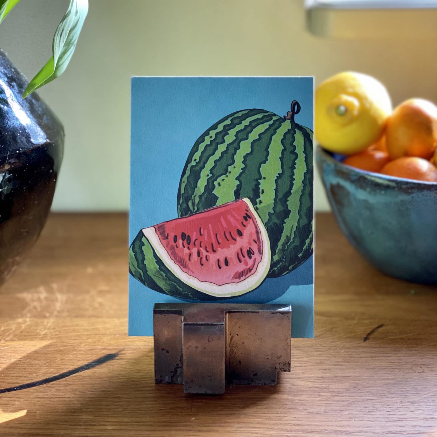 Postkarte Melone "PEPO" von illi