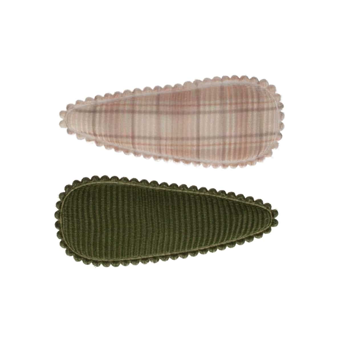 Mini Haarspangen, Neutral Check
