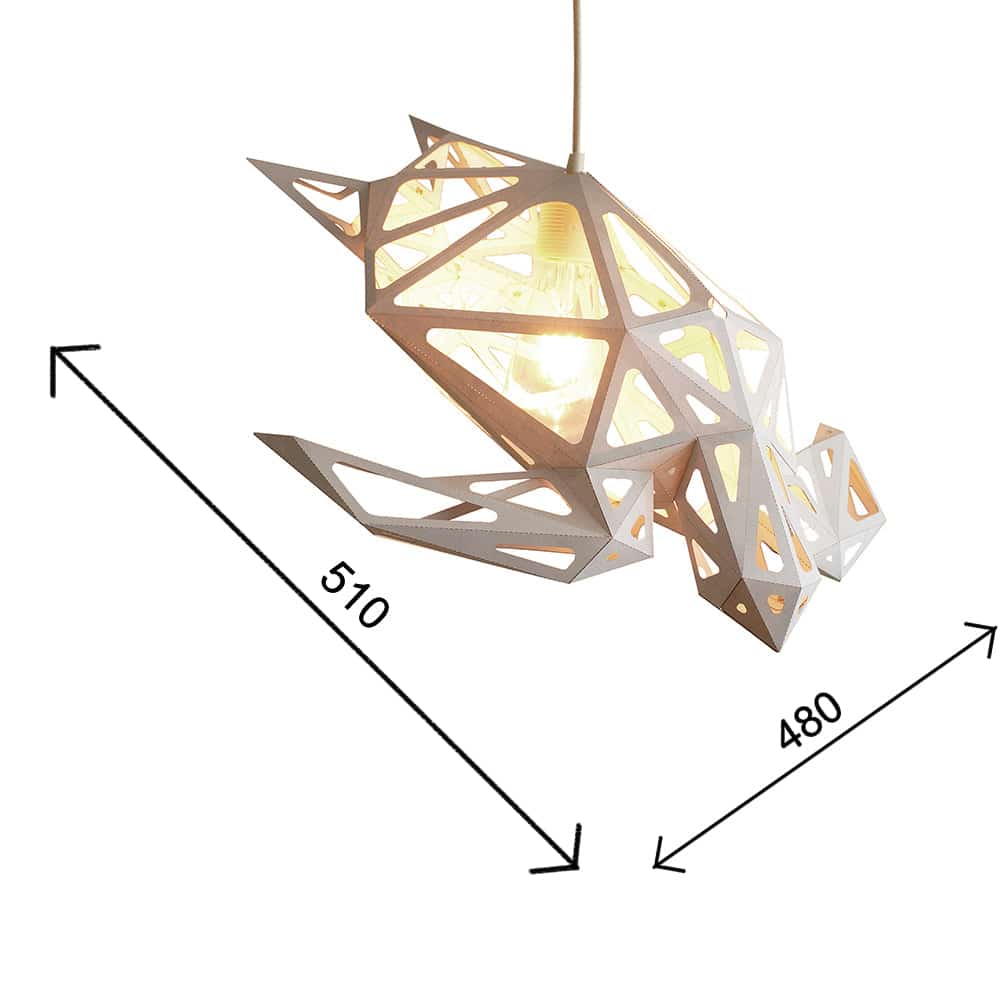 Sea Turtle Lampenschirm DIY-Kit, Weiß