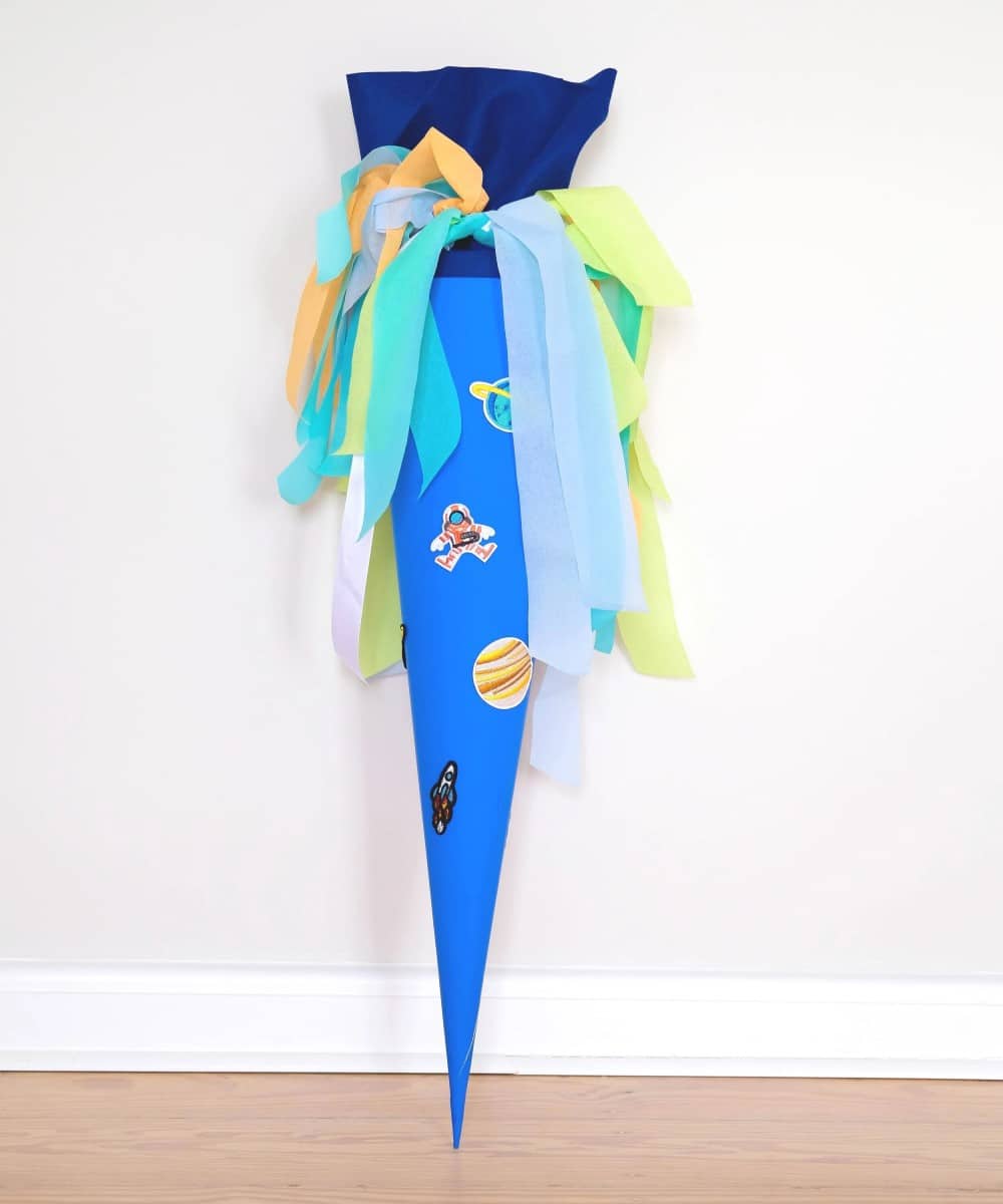 Schultüte Astronaut Weltall, Blau