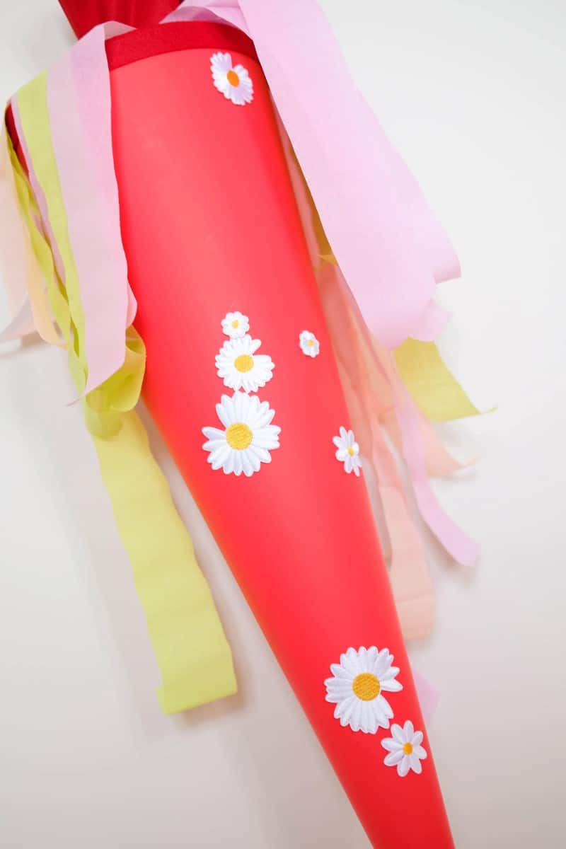 Schultüte Daisies, Rot