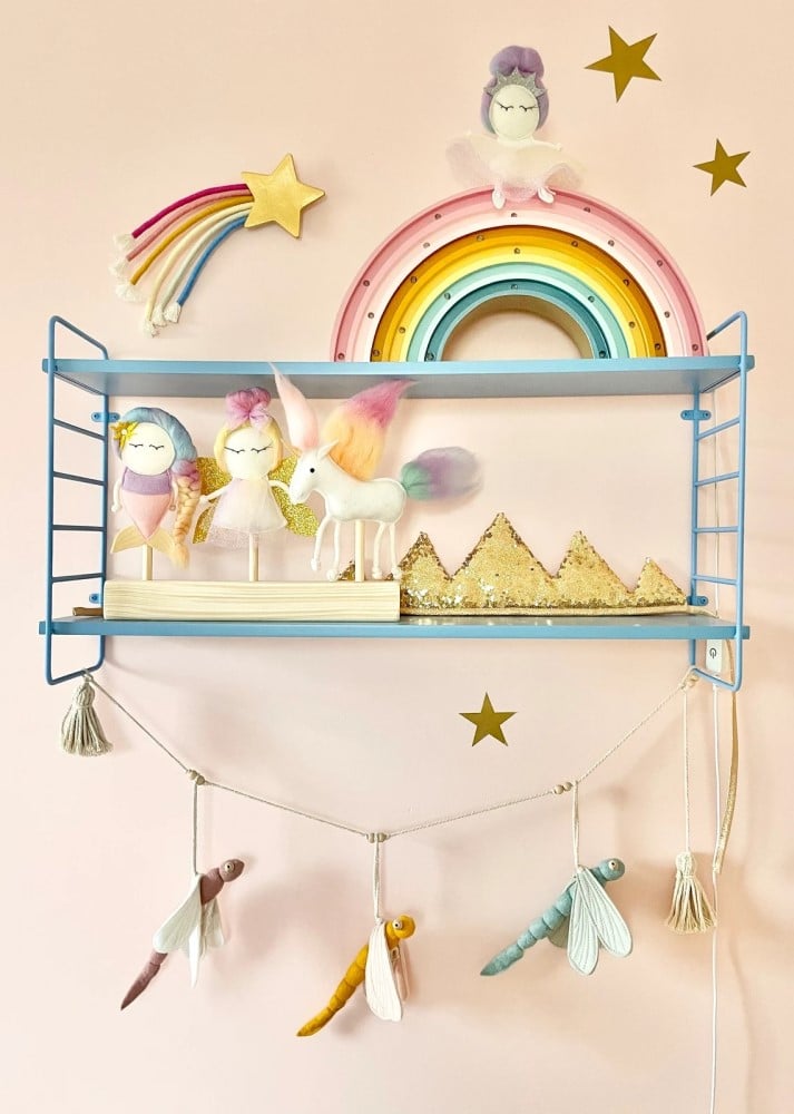 Regenbogen Fee Gold, Puppe für Theater