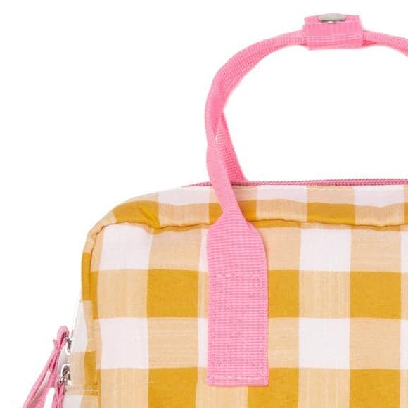 Retro Check Gelb, Rucksack