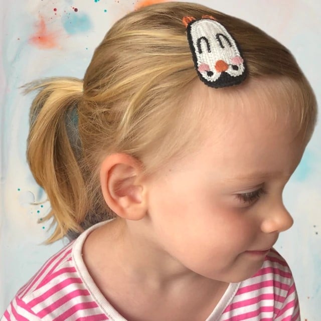 Haarspange, gewebt