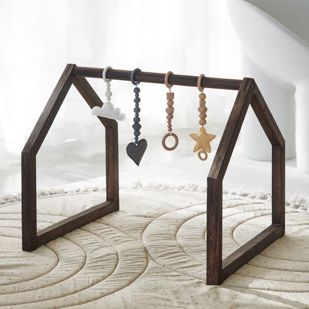 Spielbogen Baby-Gym, Dunkelbraun