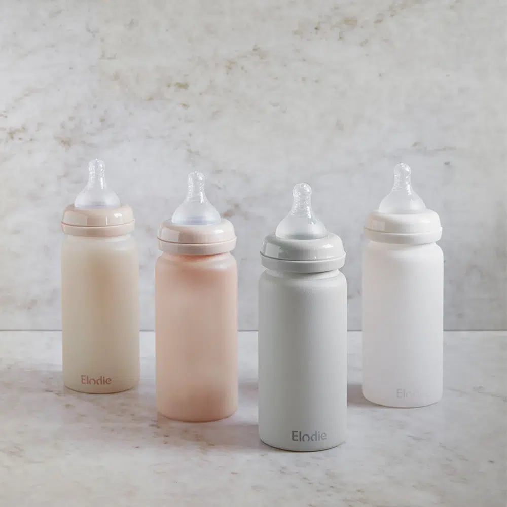 Babyflasche aus Glas, Vanilla White
