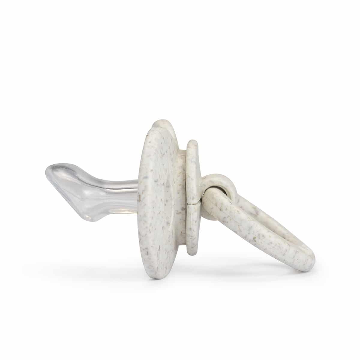 Bambus Schnuller 0-6 Monate, Vanilla White