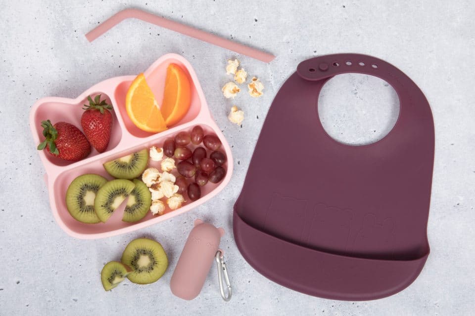 Lätzchen "Catchie Bibs" Plum & Lila, 2er Set