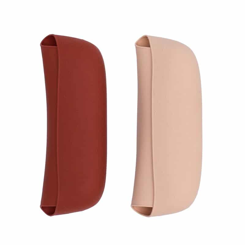 Lätzchen "Catchie Bibs" Rust & Beige, 2er Set