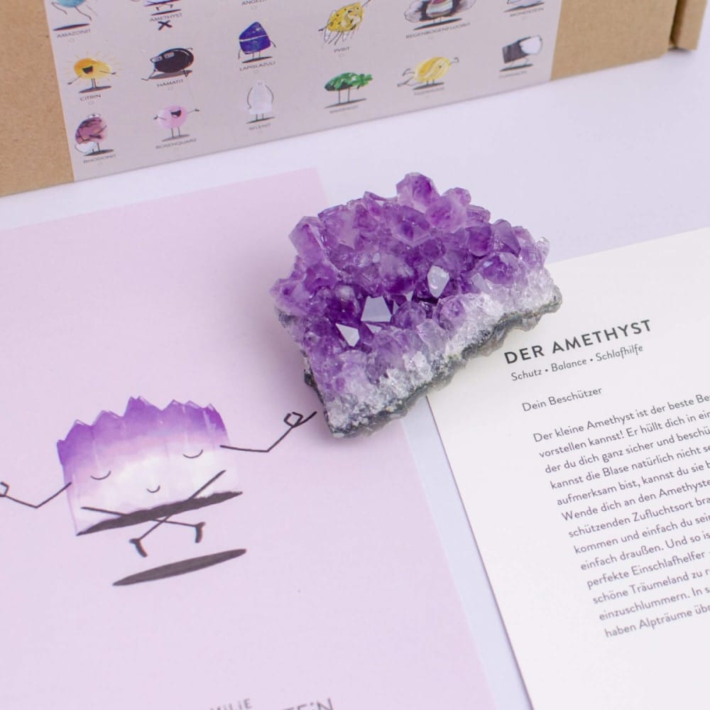 Amethyst Kristal, "Schutz, Balance & Schlafhilfe"