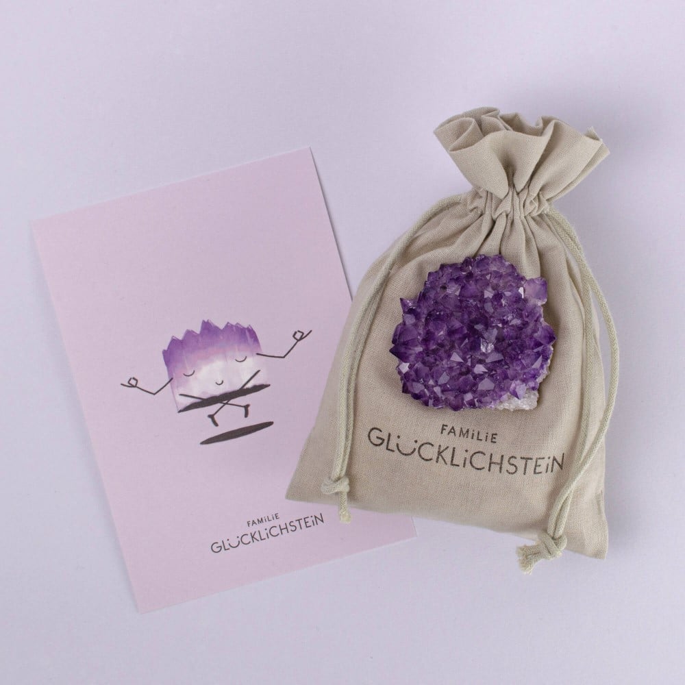 Amethyst Kristal, "Schutz, Balance & Schlafhilfe"