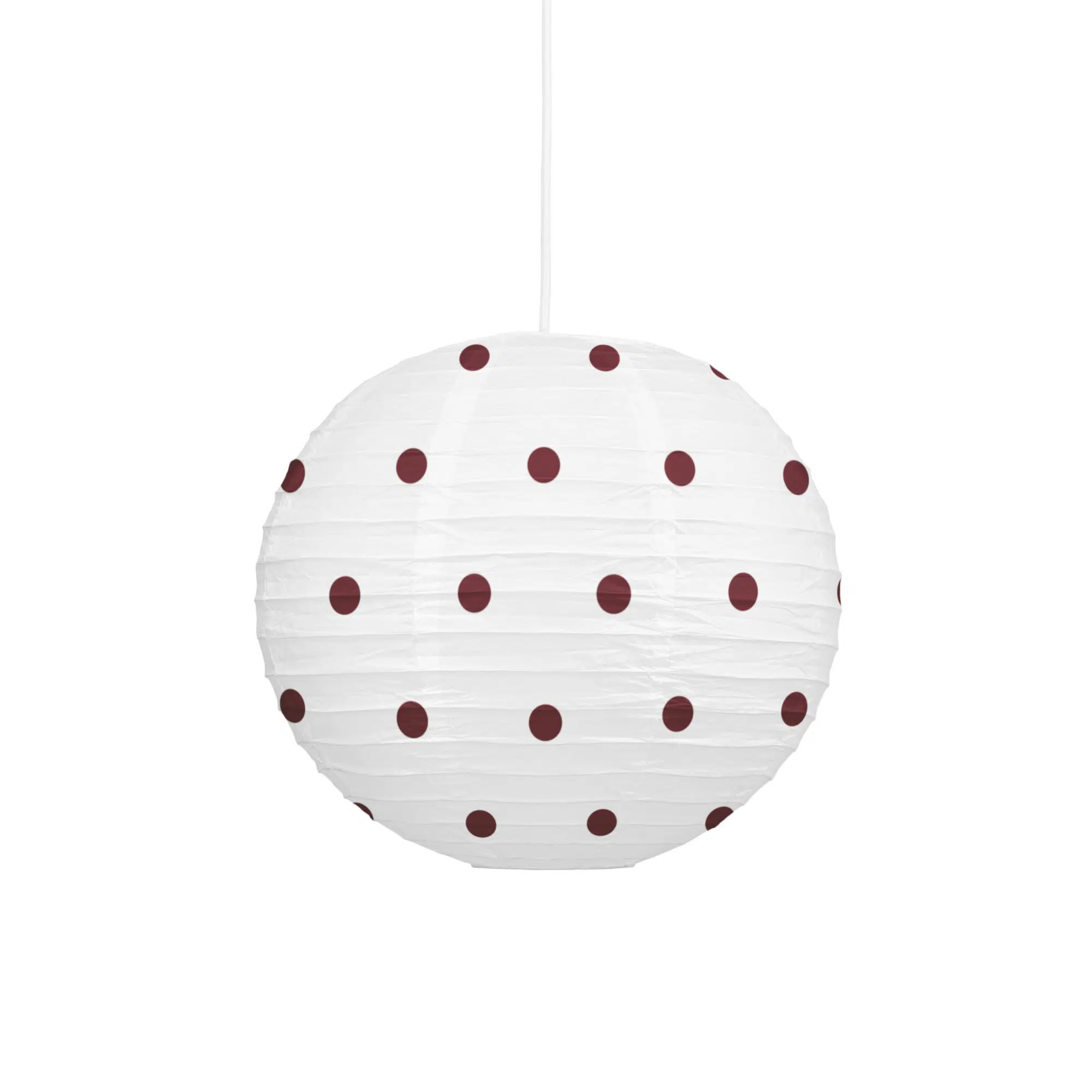 Nofred_Papierlampenschirm_Dot_Rot