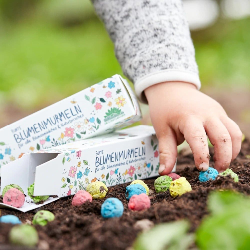 Murmeln, Bunte Seedbombs