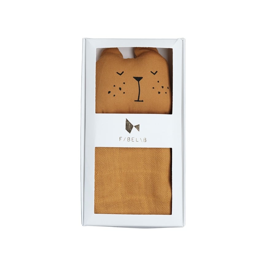 Schmusetuch “Bear”, Ochre