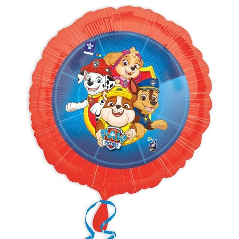 Paw Patrol, Partydeko Set mit Einladungskarten